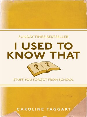 I Used to Know That - ebook